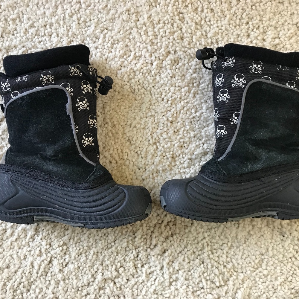 Kids Harsh Skully Snow Boots Size 11